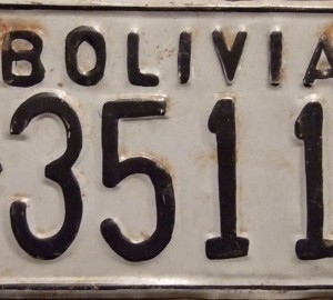玻利维亚车牌图片